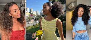 Tutoriais de penteados usando apliques De Benguela