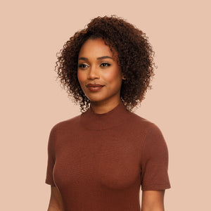 Peruca Curly 20cm (170g) Chocolate