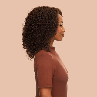 Peruca Curly 30cm (190g) Chocolate