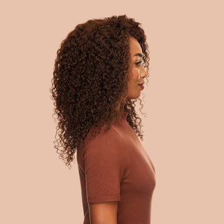 Peruca Curly 40cm (210g) Chocolate