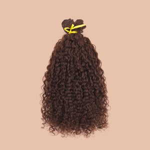 Cabelo Curly 50cm com Tecimento (100g) Chocolate