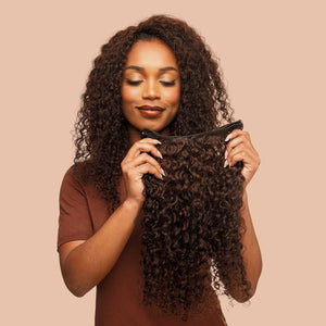 Cabelo Curly 50cm com Tic-Tac (100g) Chocolate