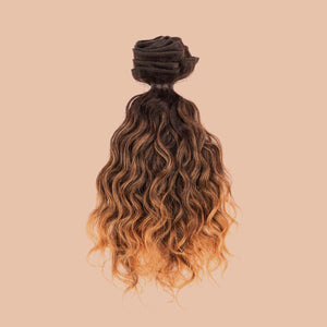 Cabelo Wavy 30cm com Tecimento (100g) Ombré