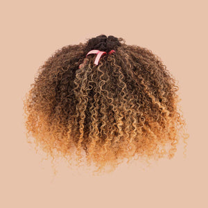 Cabelo Kinky 40cm com Tecimento (100g) Ombré