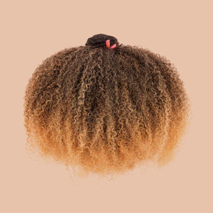 Cabelo Kinky 50cm com Tecimento (100g) Ombré
