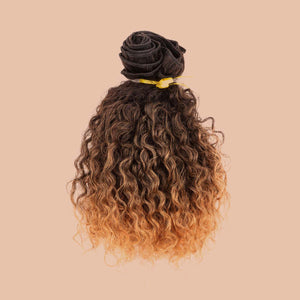 Cabelo Curly 30cm com Tecimento (100g) Ombré