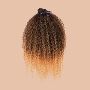 Cabelo Coily 60cm com Tecimento (100g) Ombré