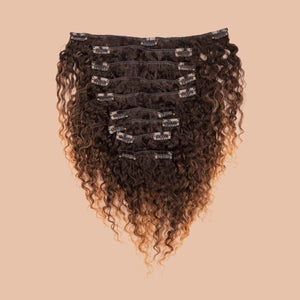 Cabelo Curly 30cm com Tic-Tac (100g) Ombré