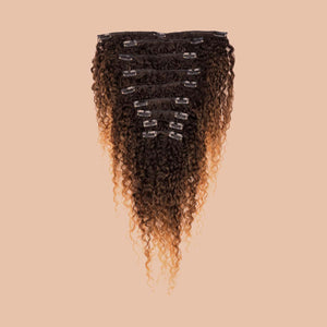 Cabelo Curly 50cm com Tic-Tac (100g) Ombré