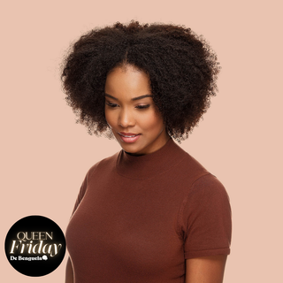 Peruca U-Part Kinky 30cm (140g) Queen Friday