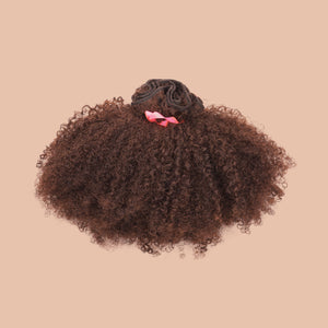 Cabelo Kinky 30cm com Tecimento (100g) Chocolate