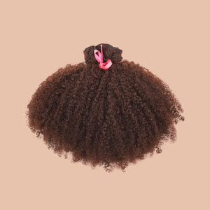 Cabelo Kinky 40cm com Tecimento (100g) Chocolate
