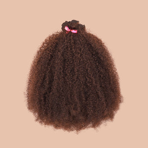 Cabelo Kinky 60cm com Tecimento (100g) Chocolate