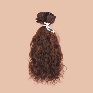Cabelo Wavy 30cm com Tecimento (100g) Chocolate