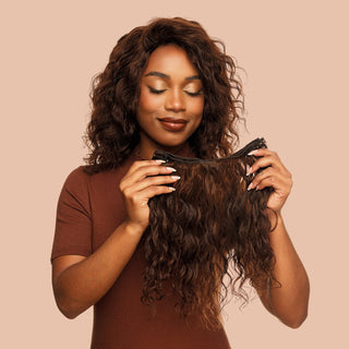 Cabelo Wavy 30cm com Tic-Tac (100g) Chocolate
