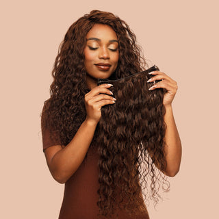 Cabelo Wavy 50cm com Tic-Tac (100g) Chocolate